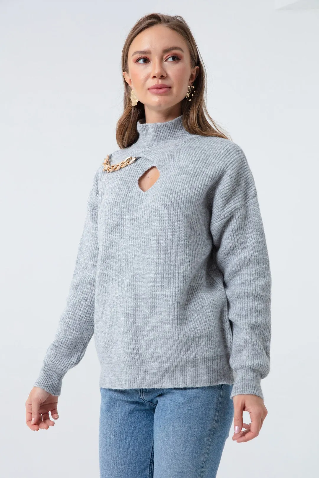 Female Chain Shardon Knitwear Sweater