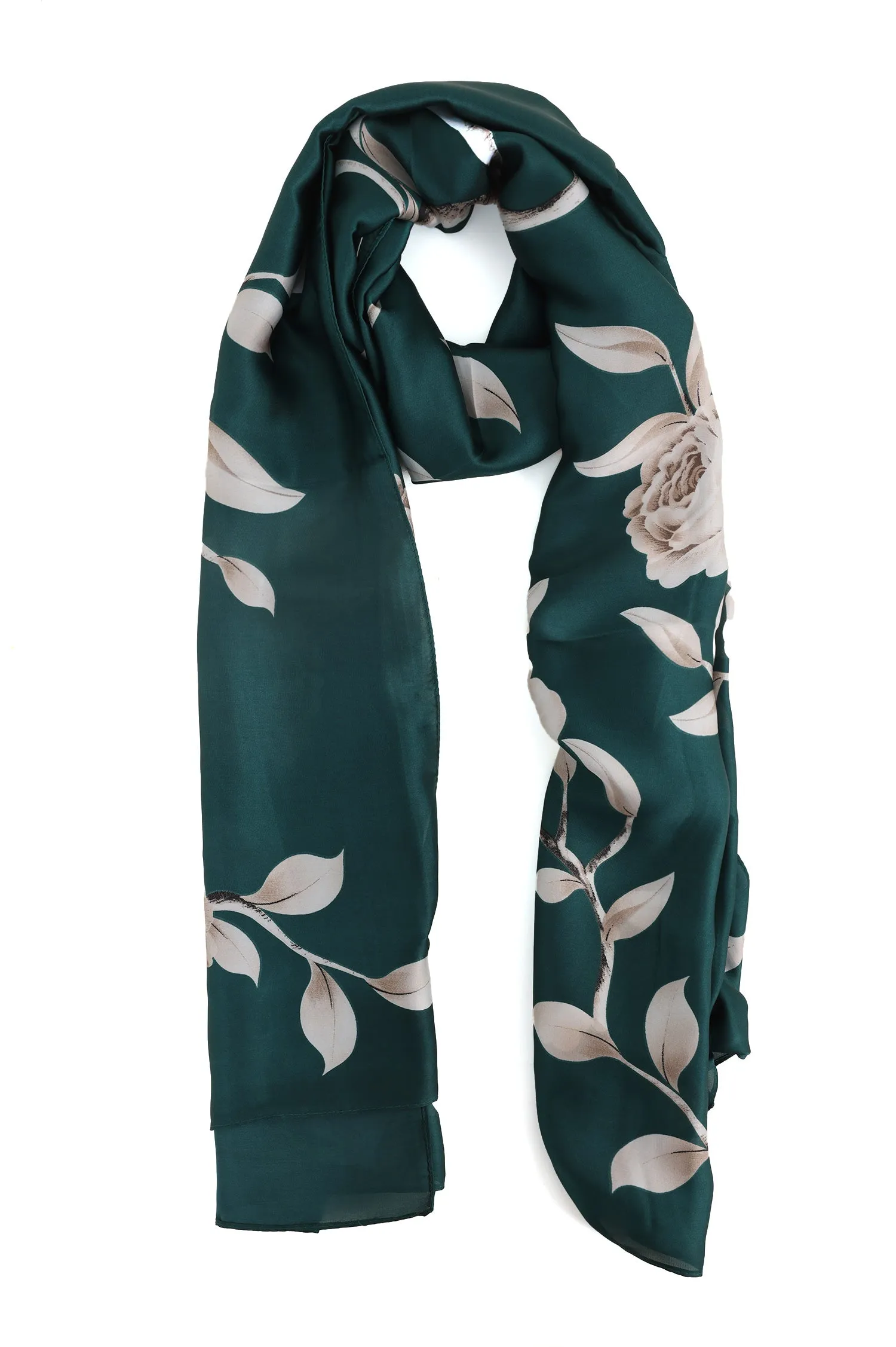 GARDEN GALA SCARF-GREEN