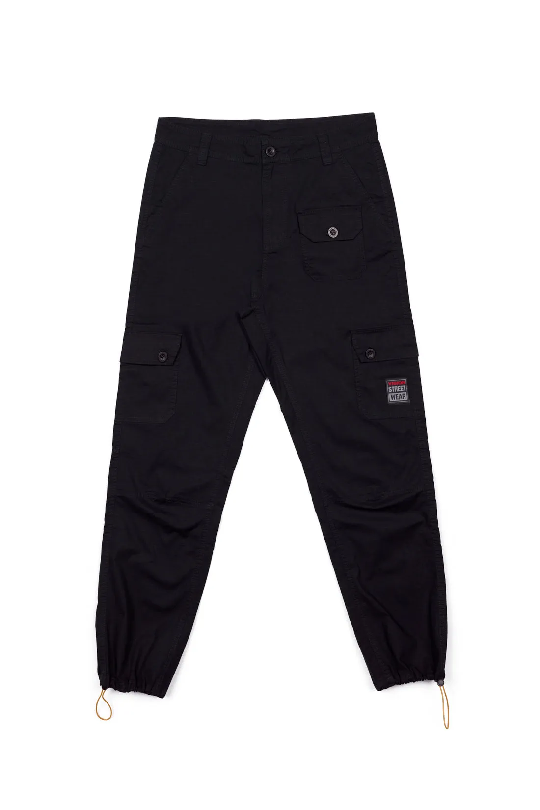 GELFAND - Cargo Straight Leg Ripstop Pant - Black