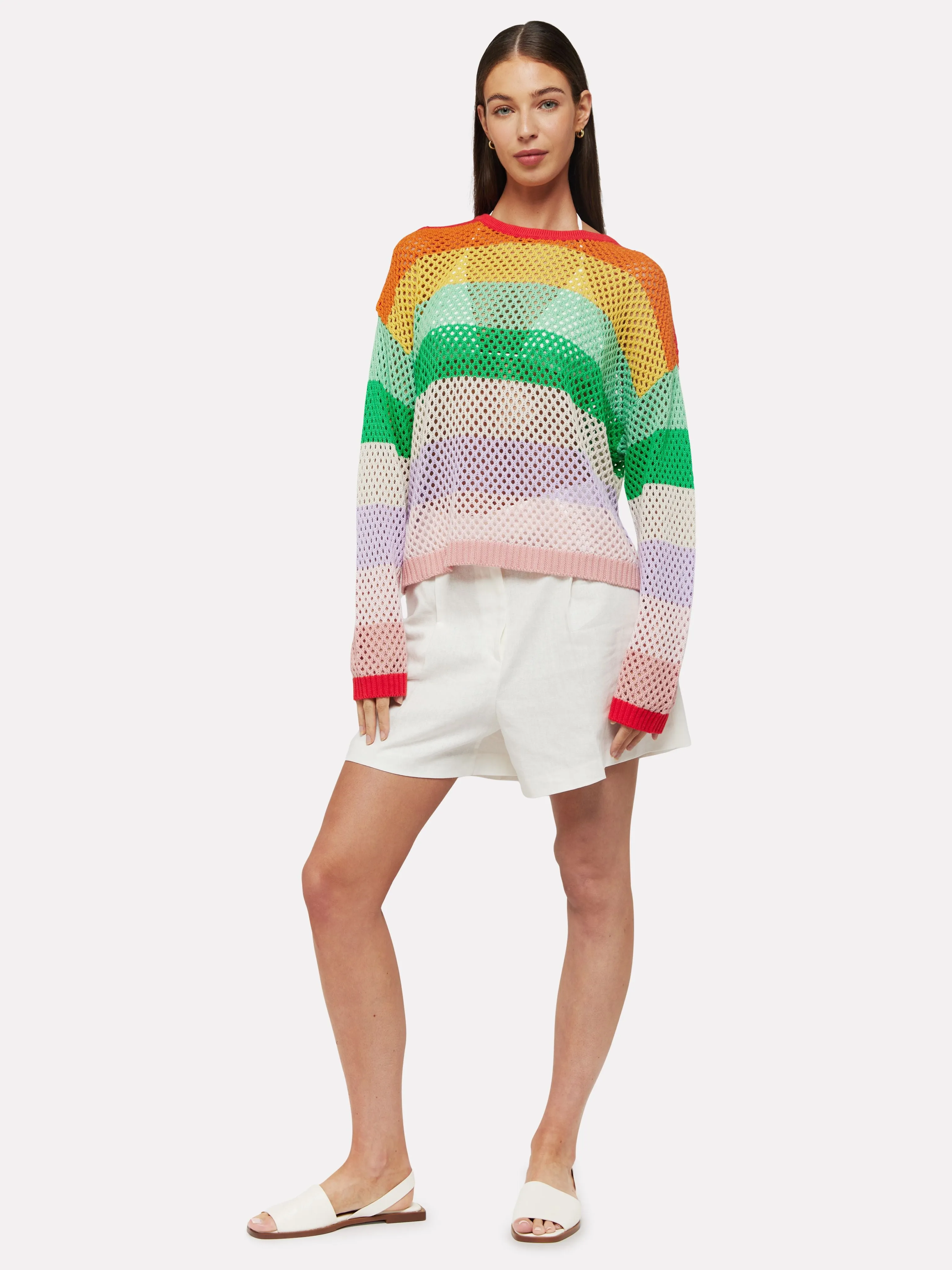 GIANNA OPEN STITCH SWEATER - BRODIE