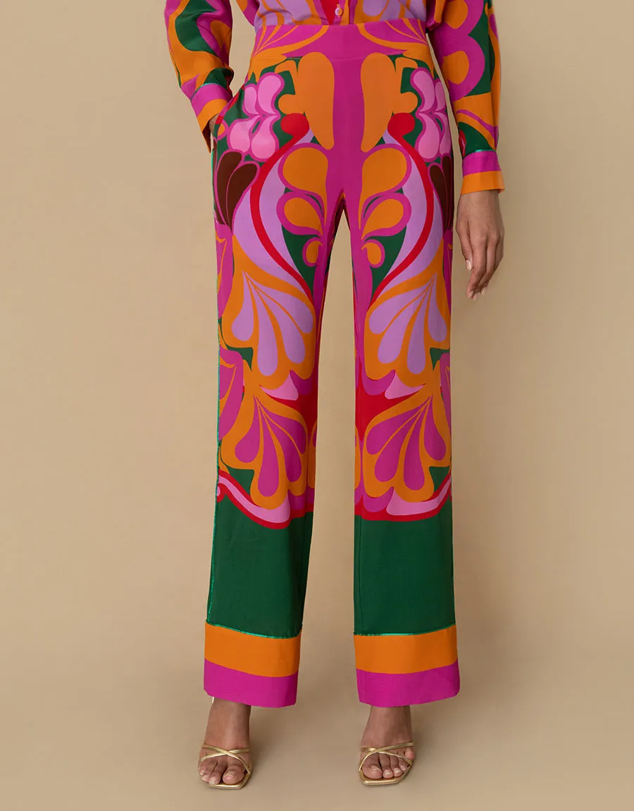 Havana Crepe Trouser - Seventies Orange - SALE