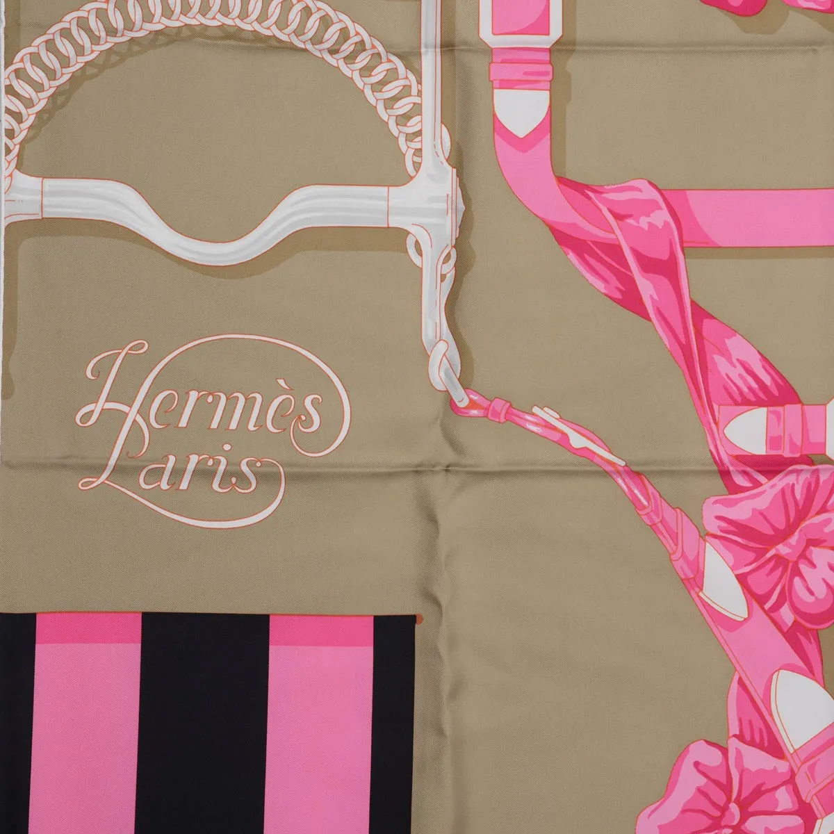 Hermes Multicolour Grand Manege Detail Scarf 90