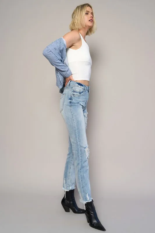 HIGH RISE GIRLFRIEND JEANS