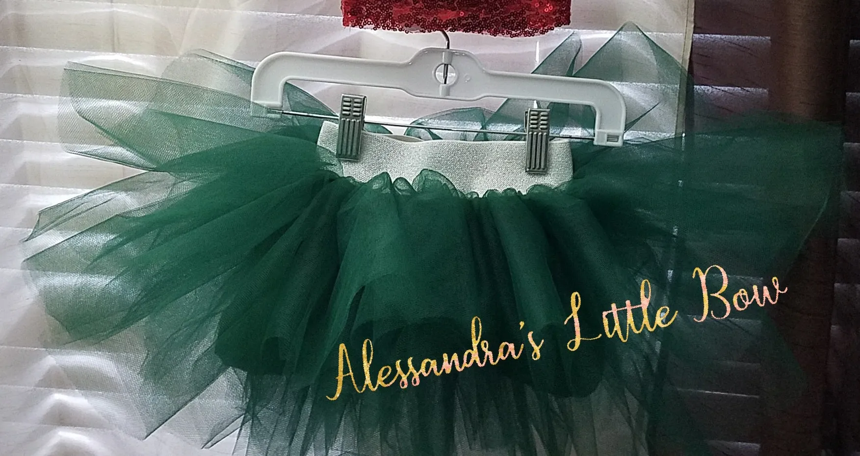 Hunter Green Luxury Tutu Skirt