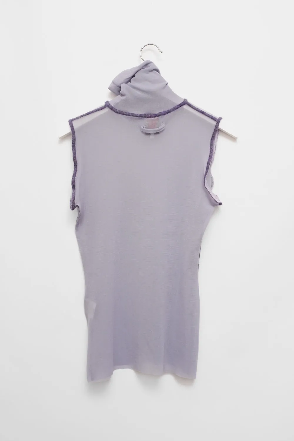 JEAN PAUL GAULTIER MAILLE VINTAGE MESH LILAC TOP