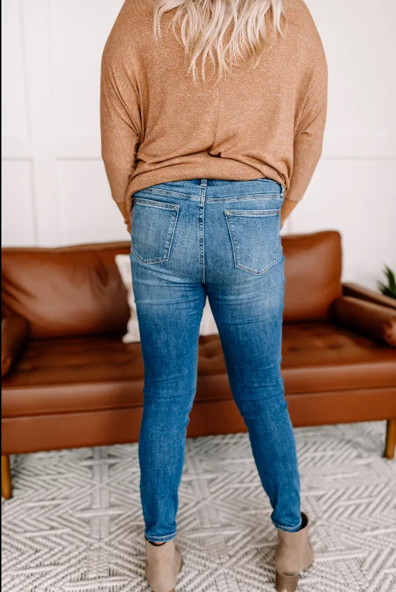 #K524 Eyes On Me Tummy Control Judy Blue Jeans