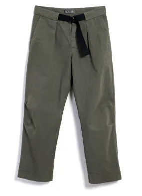 KARLO | Wide Cut Utility Trousers | Green