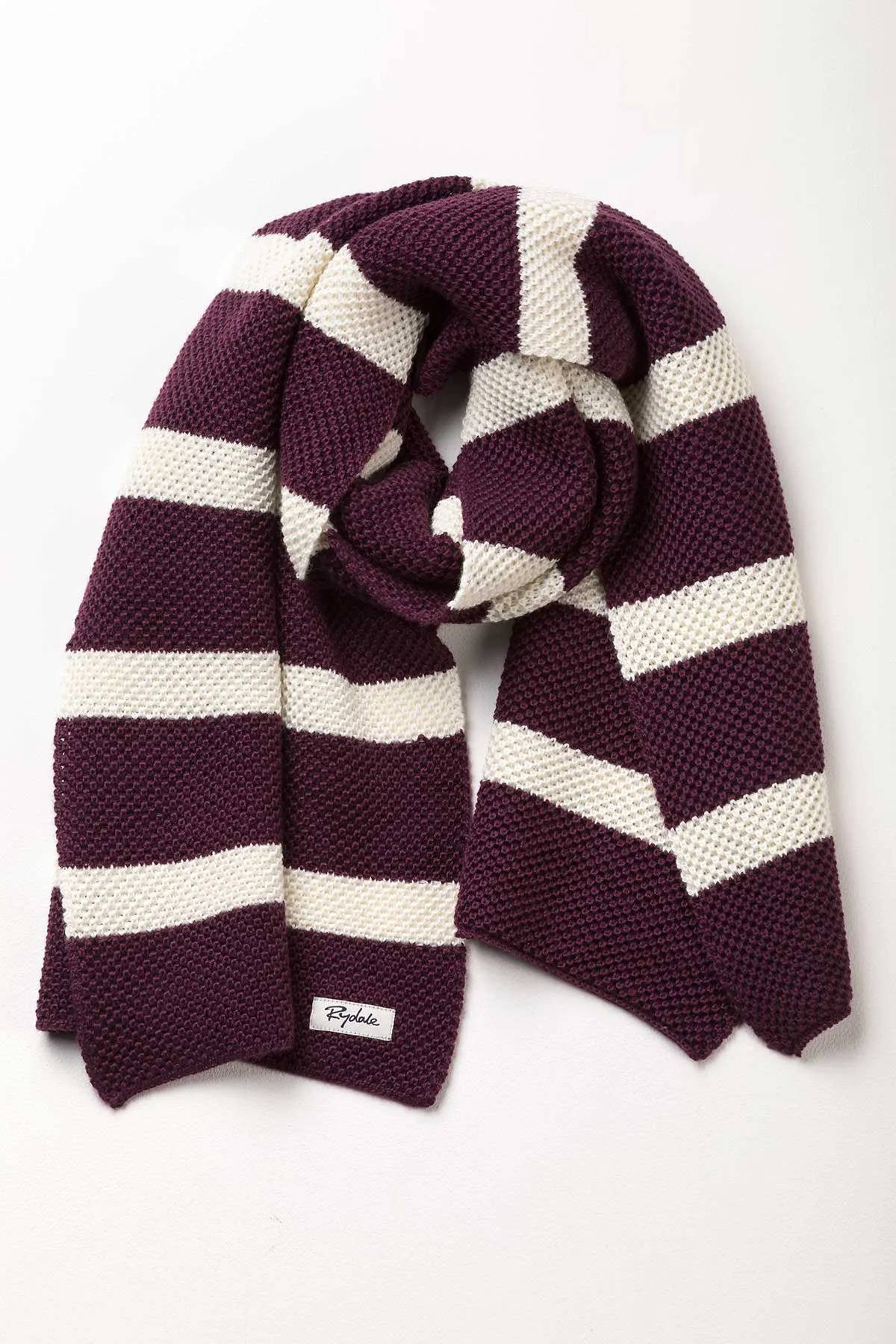 Ladies Striped Knit Scarf - Rosie