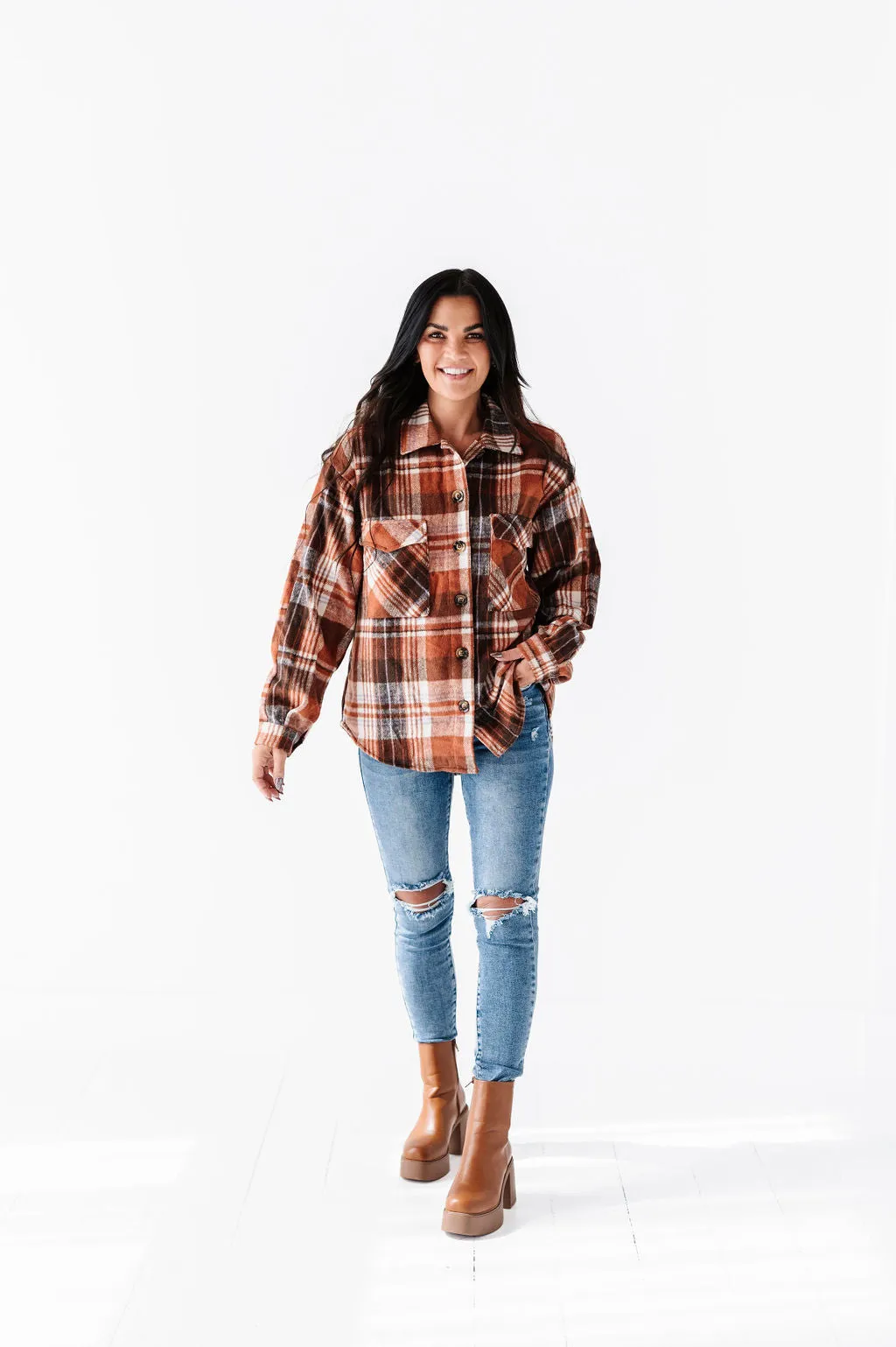 Levi Plaid Shacket