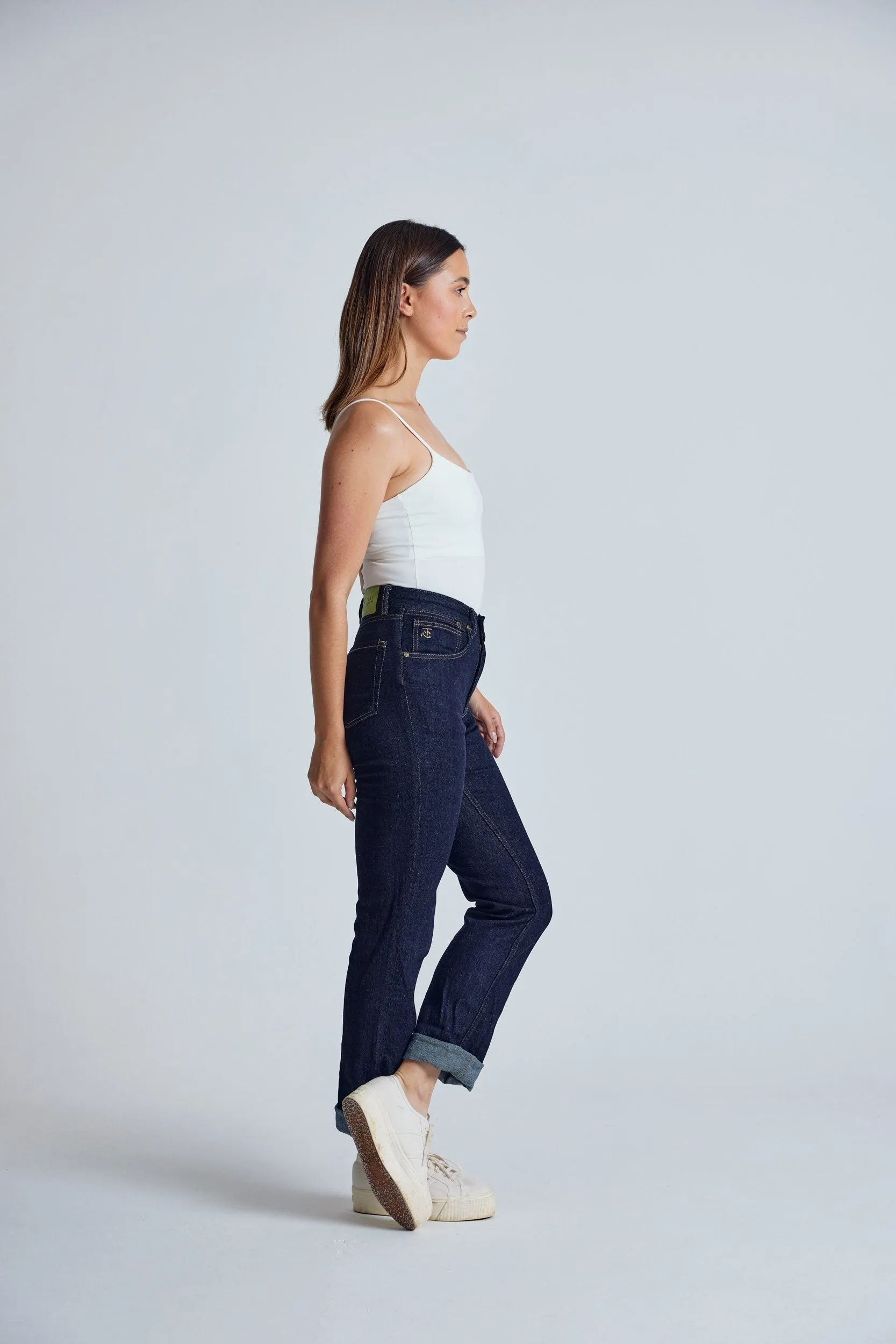 LUCILLE Rinse - Organic Cotton Jeans by Flax & Loom