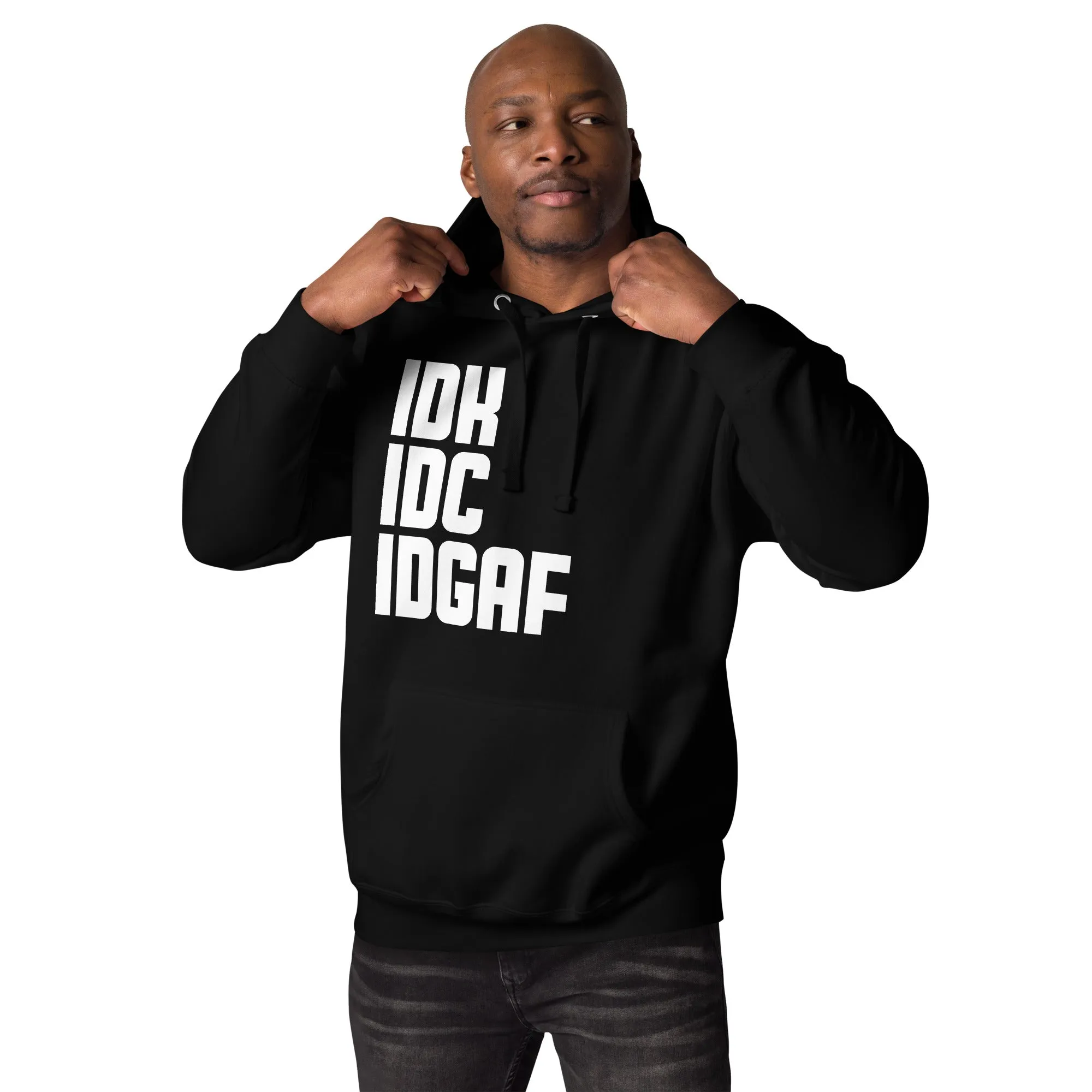 Men's Slogan And Text Print Hoodie