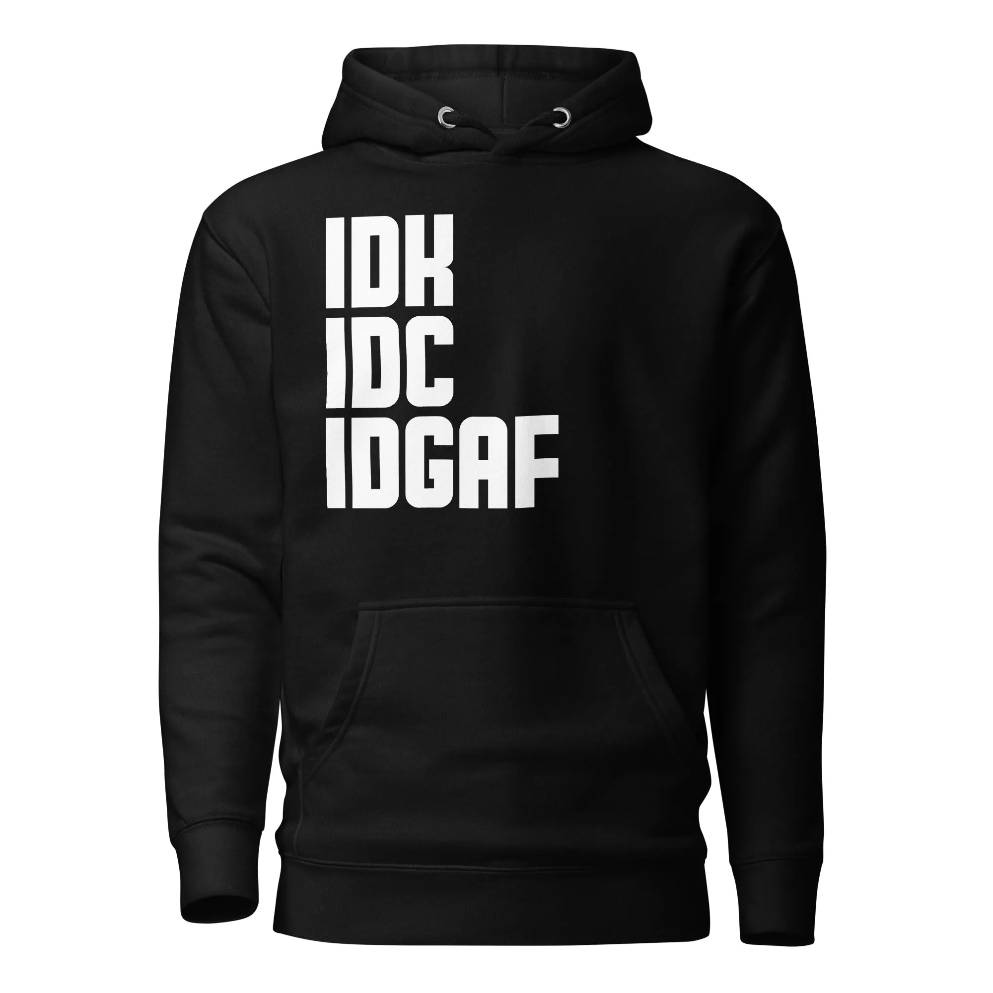 Men's Slogan And Text Print Hoodie