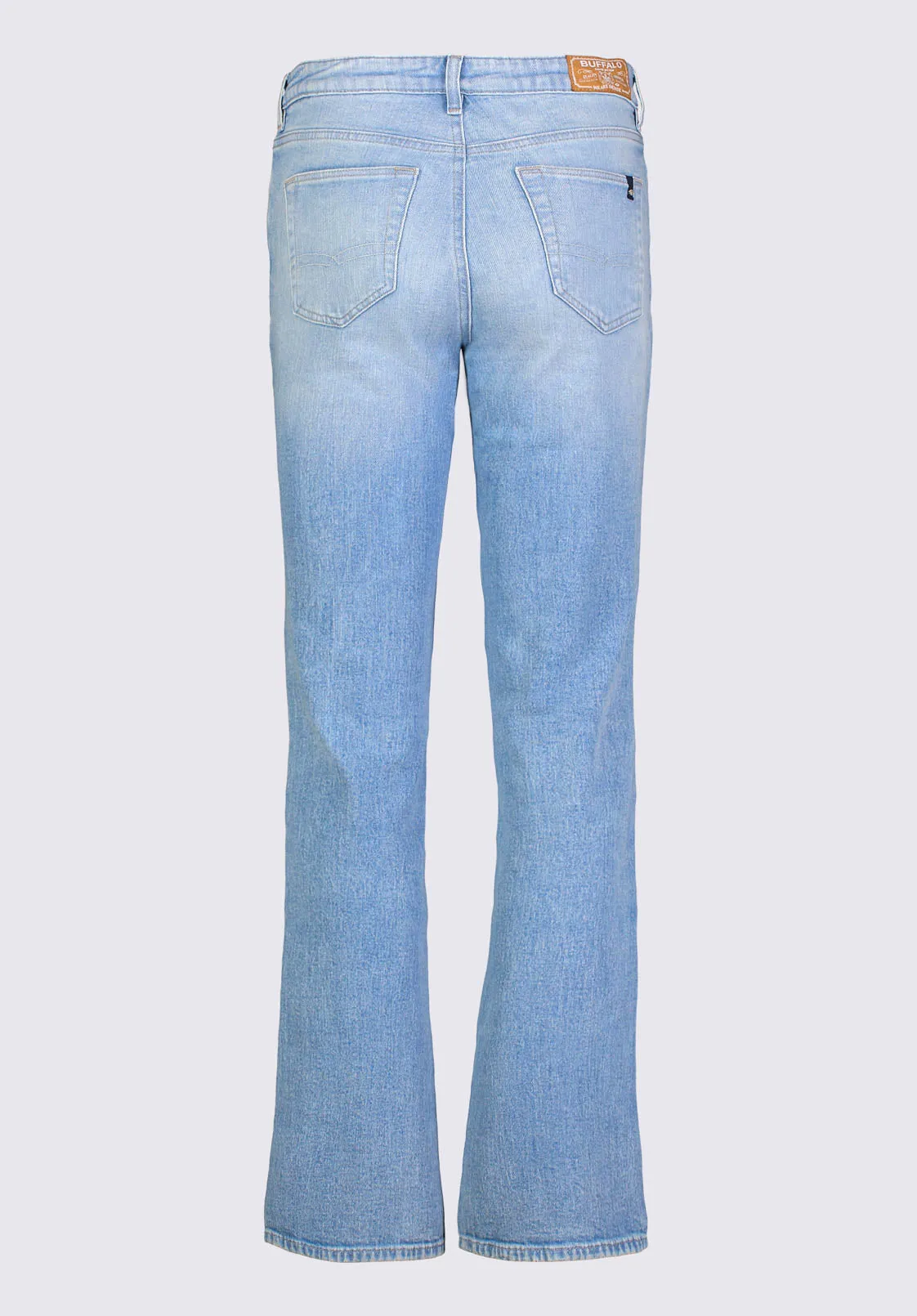 Mid Rise Bootcut Queen Women's Jeans in Vintage and Veined - BL15872