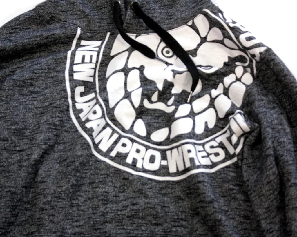 NJPW LIONMARK GRAY HOODIE XL