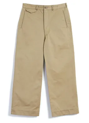 OFFICER CHINO | Wide Fit Chino Pants | Khaki