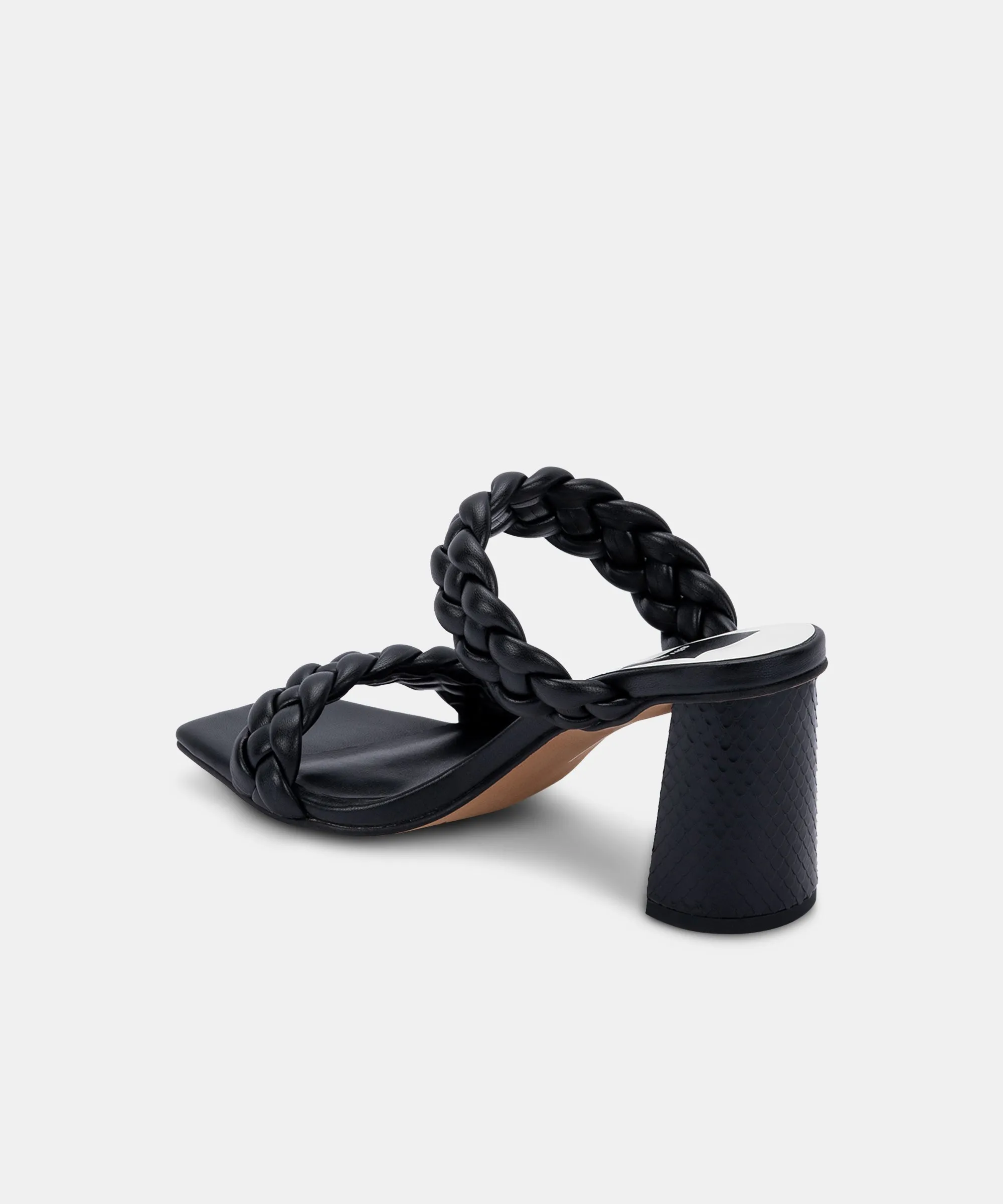 PAILY WIDE HEELS BLACK STELLA - re:vita