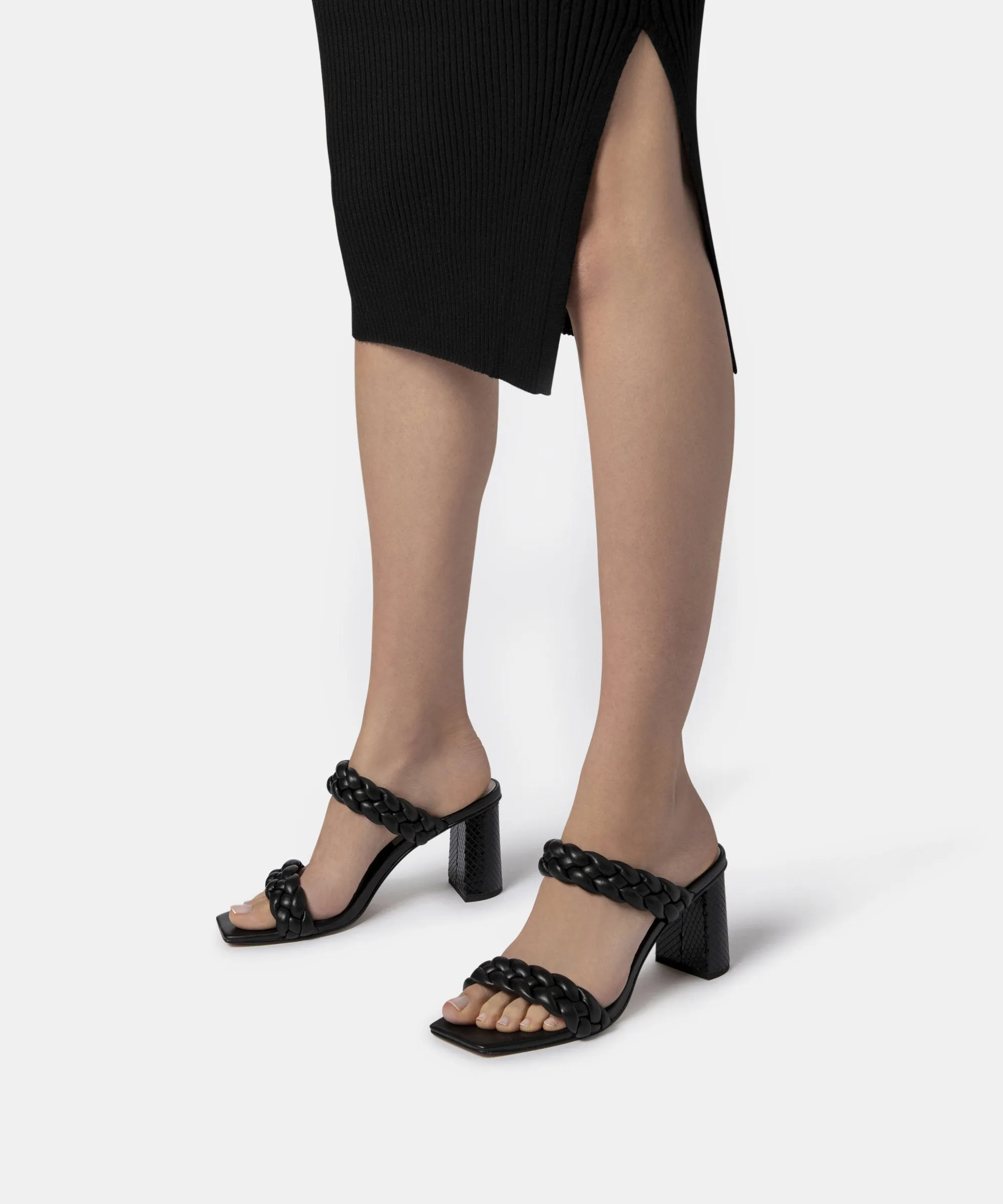 PAILY WIDE HEELS BLACK STELLA - re:vita