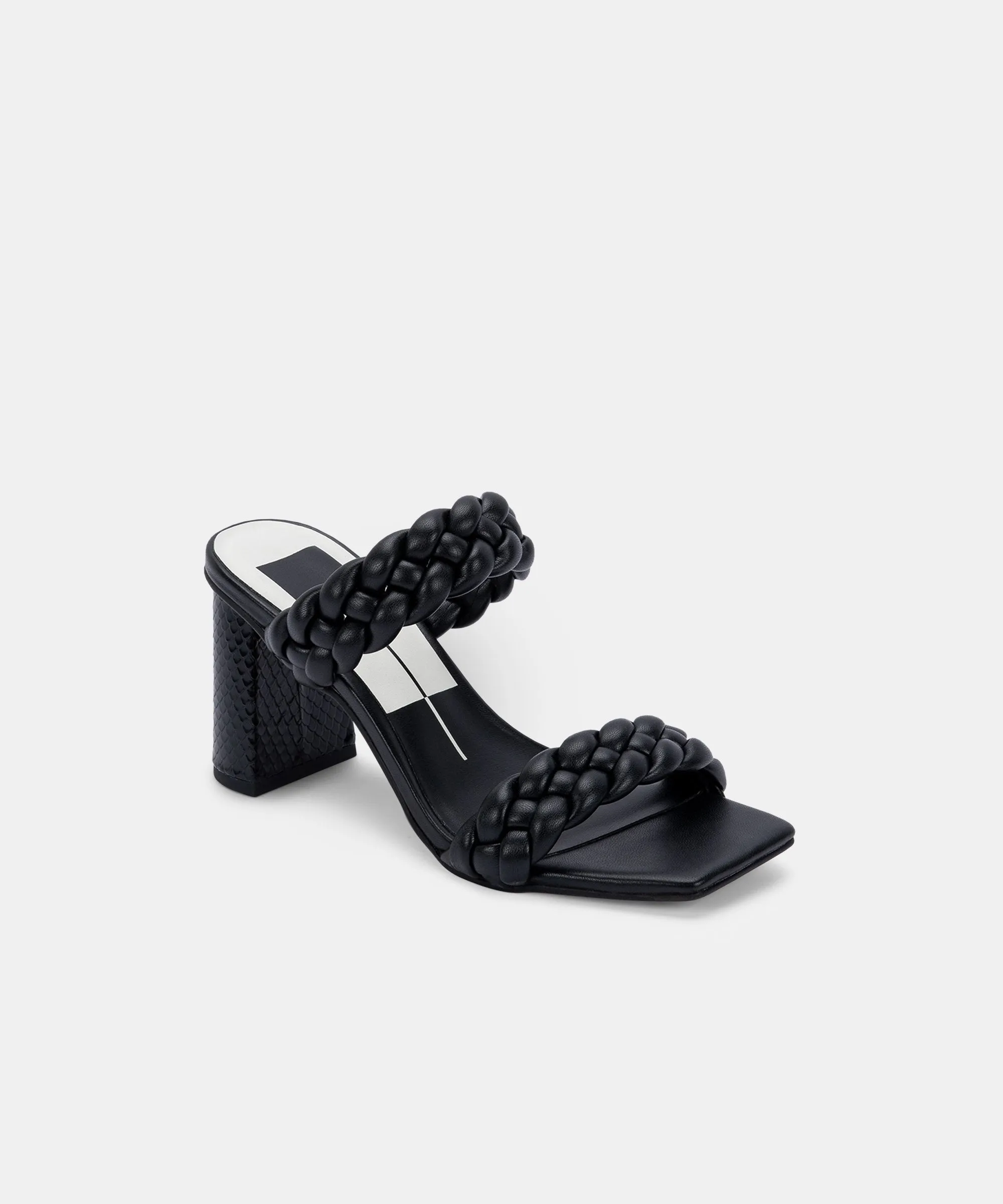 PAILY WIDE HEELS BLACK STELLA - re:vita