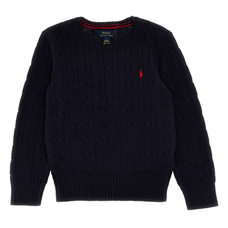 POLO RALPH LAUREN Logo Embroidery Sweater