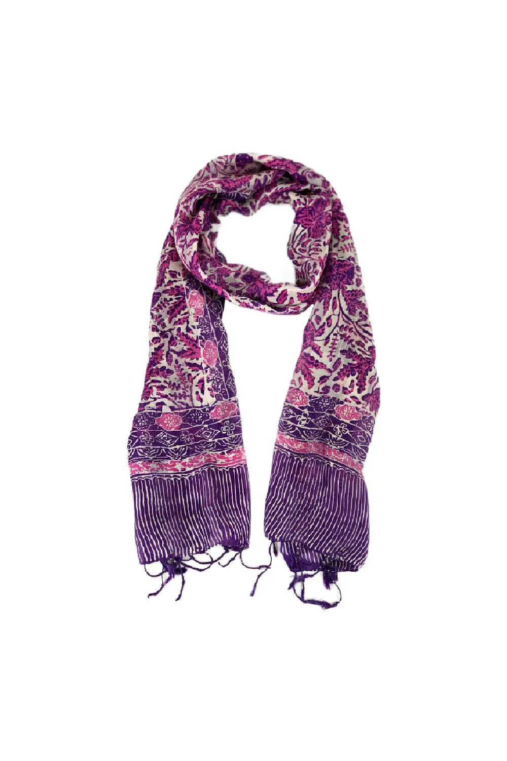 Purple Passion Silk Scarf