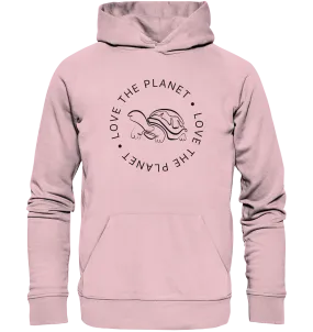 "Love the Planet Schildkröte" - Unisex Premium Organic Hoodie