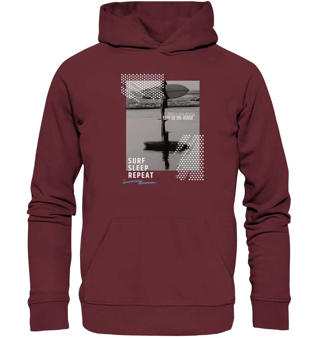 "Surf Sleep Repeat Beach" - Unisex Premium Organic Hoodie