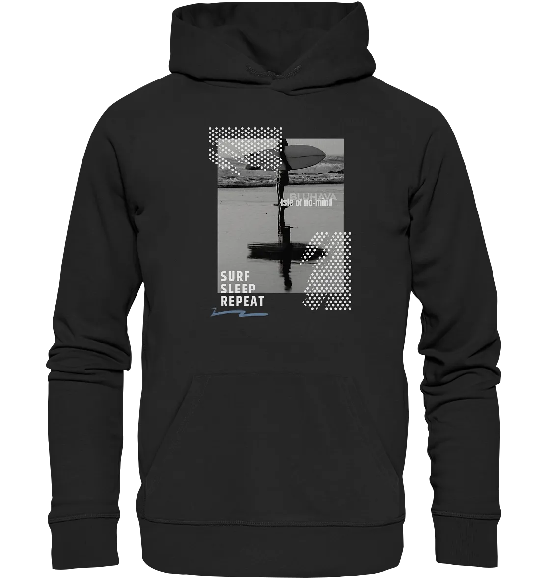 "Surf Sleep Repeat Beach" - Unisex Premium Organic Hoodie