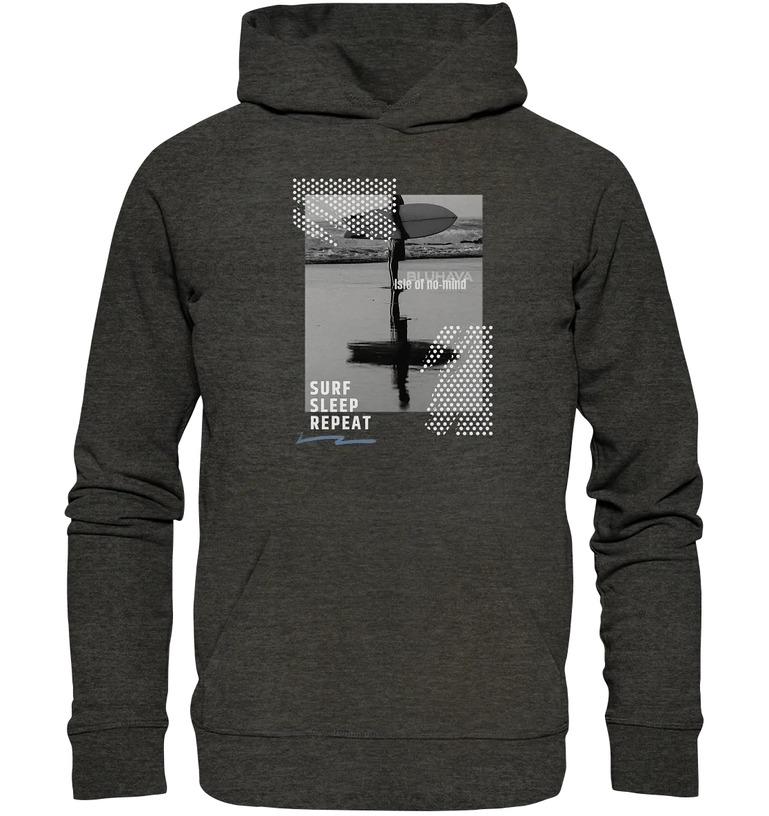 "Surf Sleep Repeat Beach" - Unisex Premium Organic Hoodie