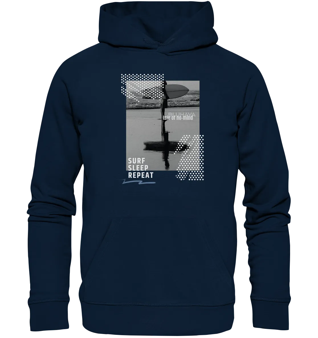 "Surf Sleep Repeat Beach" - Unisex Premium Organic Hoodie