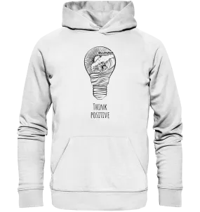 "Think Positive Surfer" - Unisex Premium Organic Hoodie