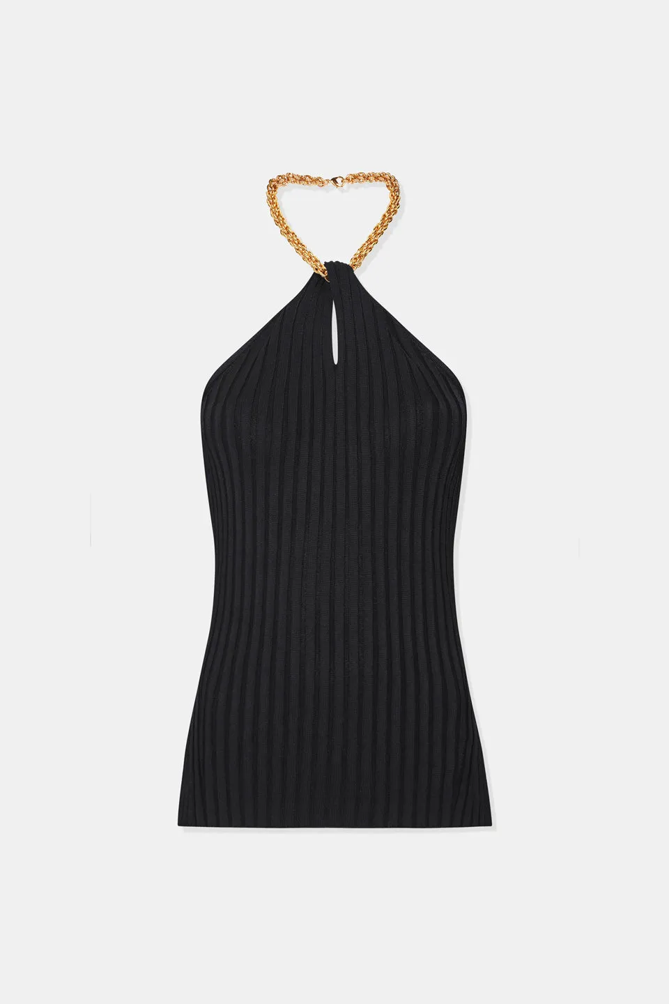 Rhea Chain Top - Black