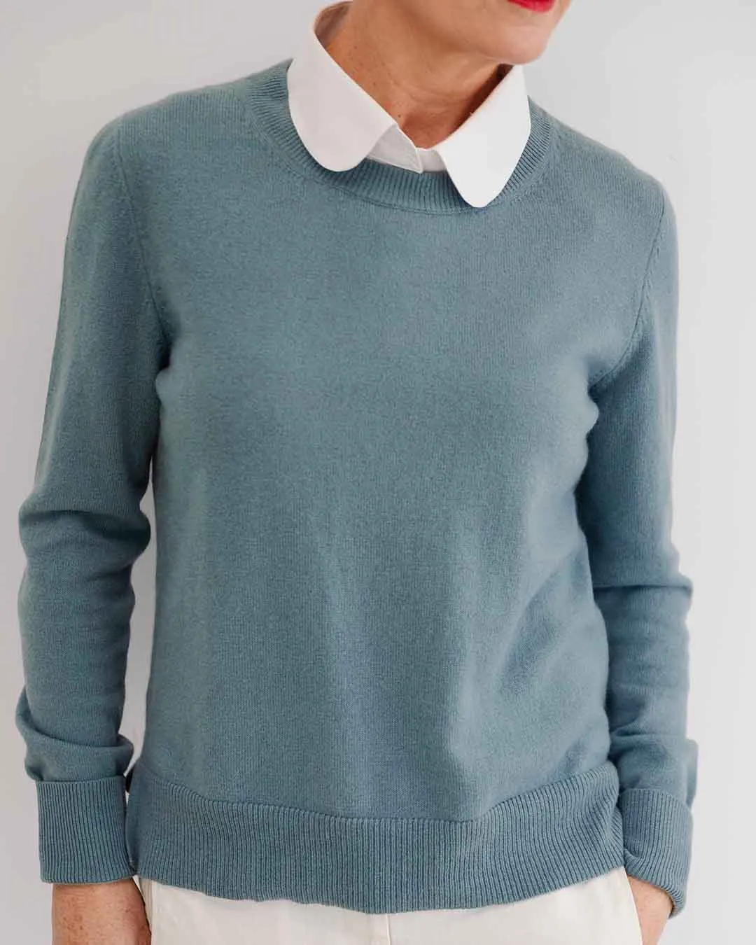 Sage Green Cashmere Sweater Jumper