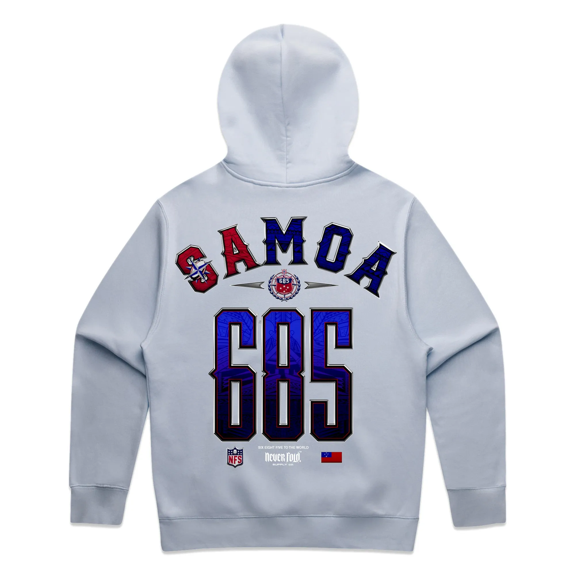 Samoa 685 League Relax Hoodie - Powder Blue