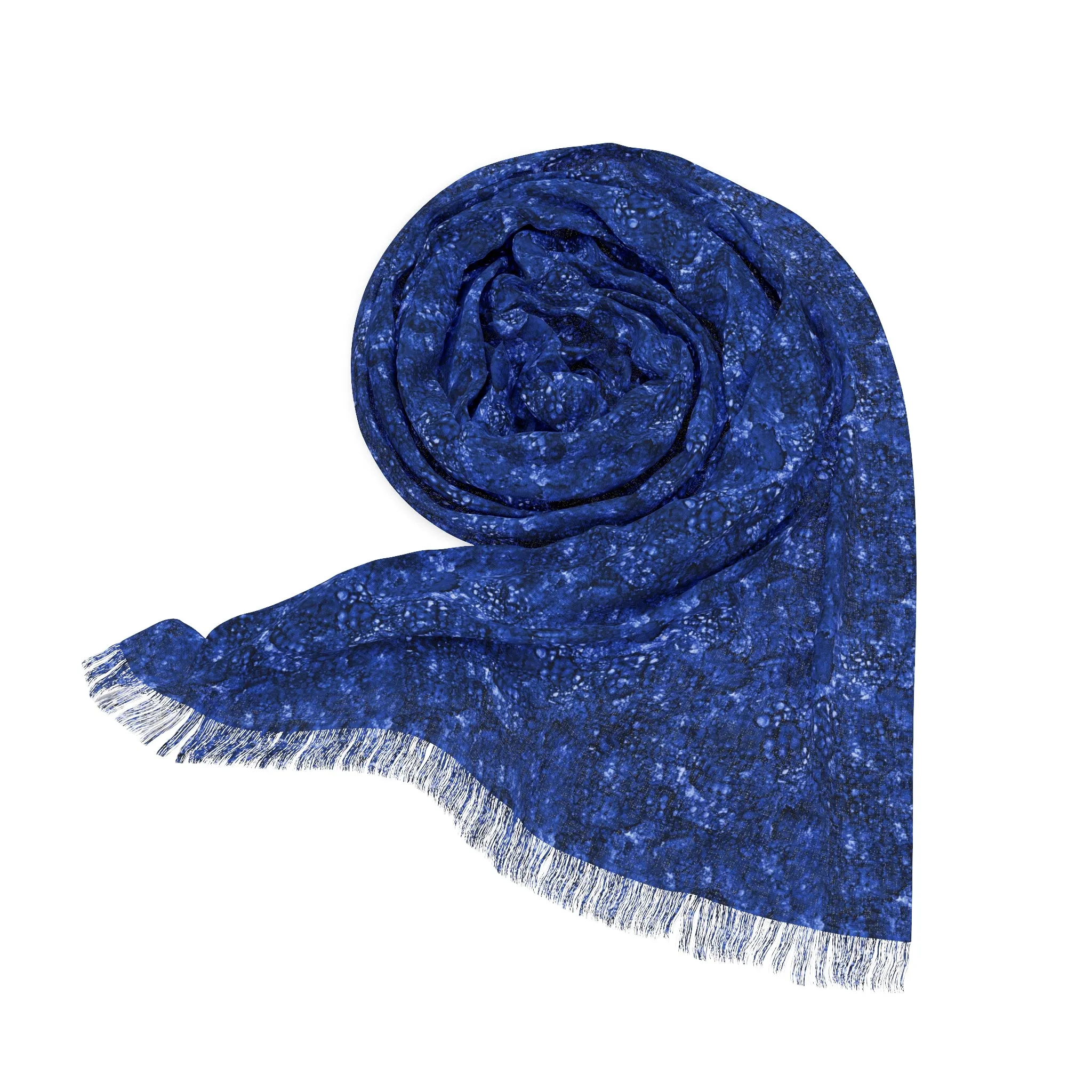 Sapphire Fringe Scarf