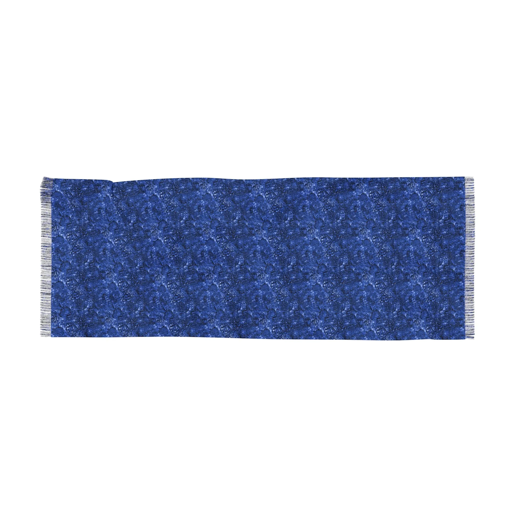 Sapphire Fringe Scarf