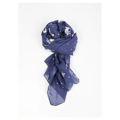 Scarf / Shawl - Silver Horse