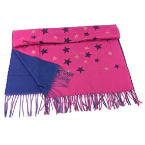 Shocking Sapphire Pashmina Style Scarf - Exclusive Design