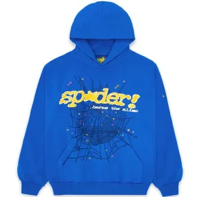 Sp5der TC Hoodie Blue