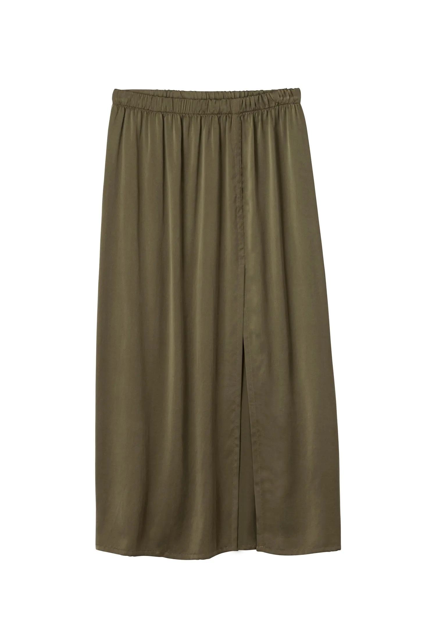 STELLA KHAKI SILK SKIRT