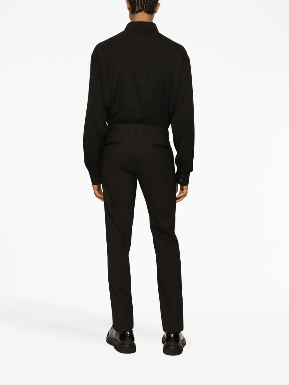 STRAIGHT-LEG TUXEDO TROUSERS