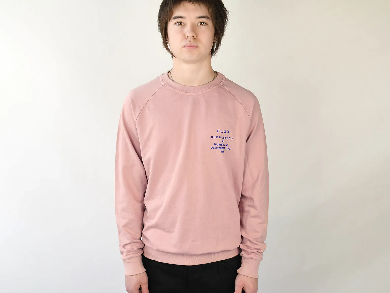 SUPPLEMENT SWEATER. DUSTY ROSE.