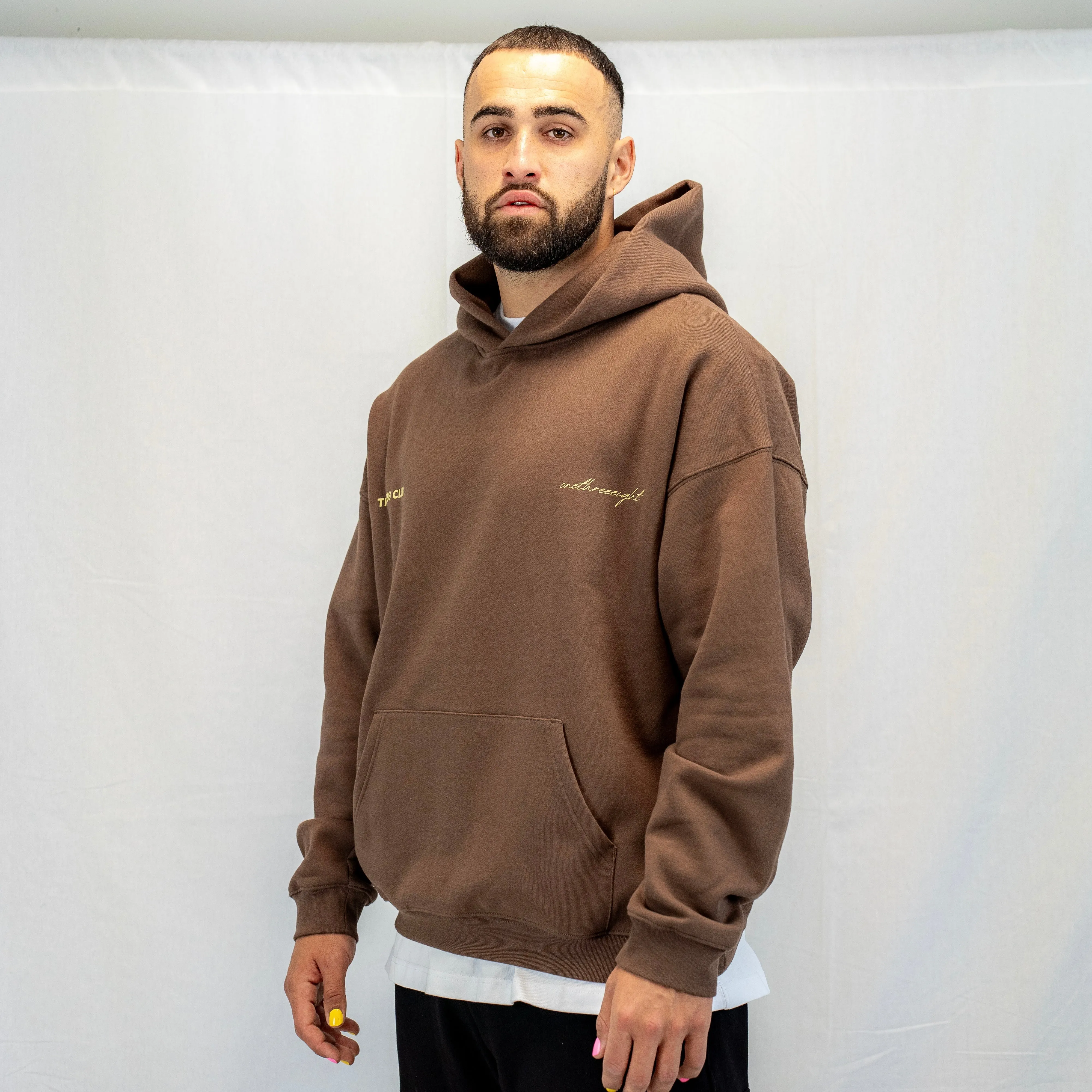 THE 138 CLUB HOODIE - CHOCOLATE