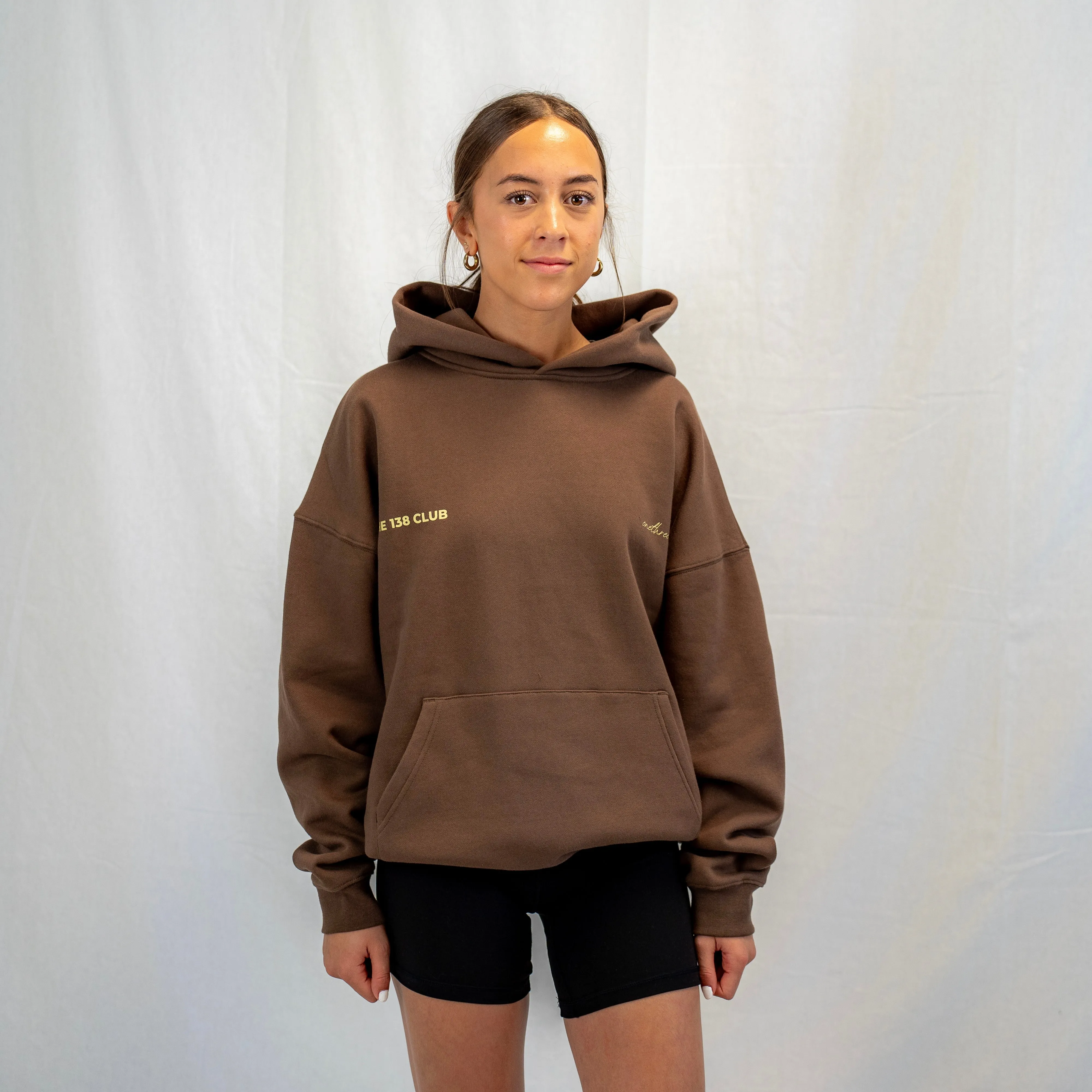 THE 138 CLUB HOODIE - CHOCOLATE