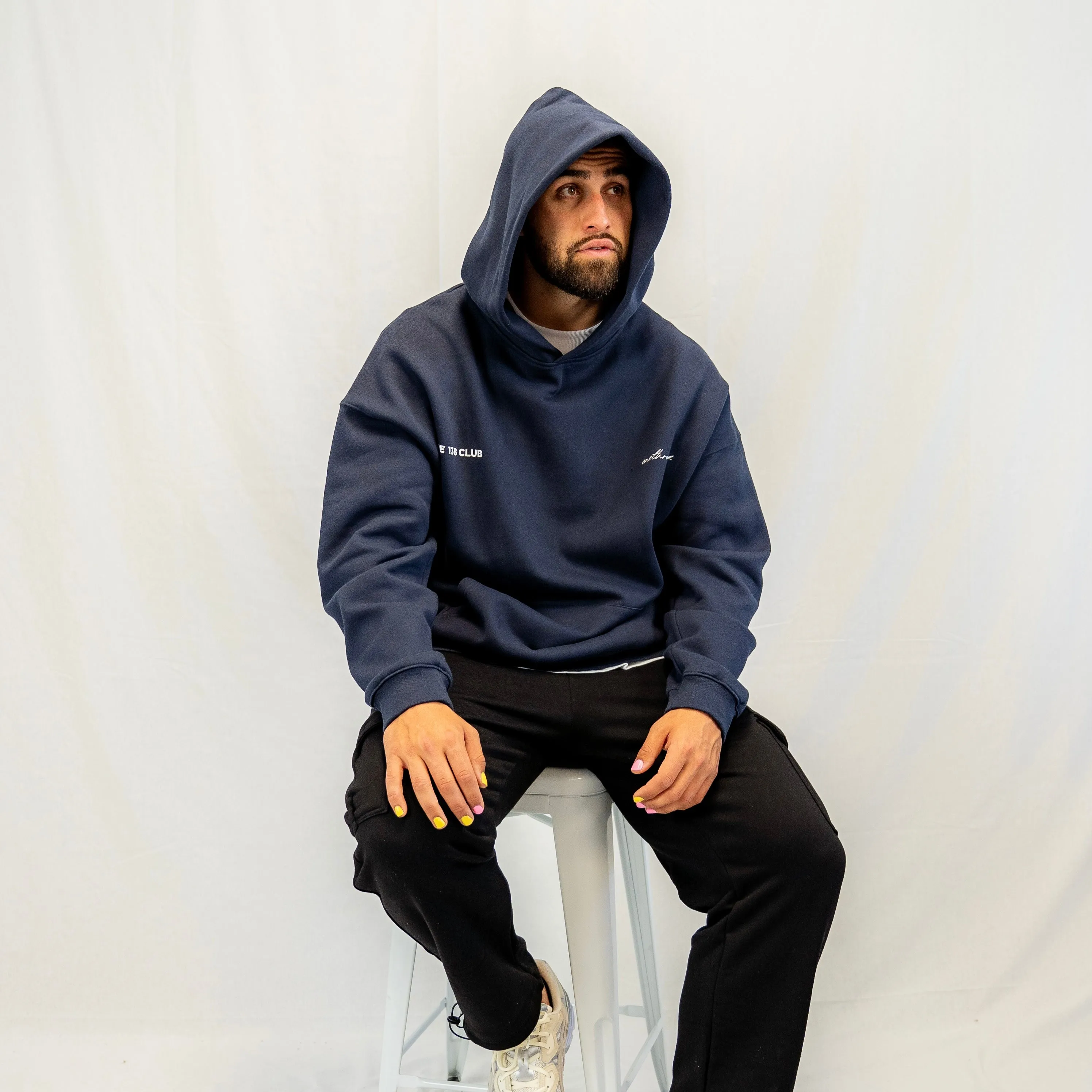 THE 138 CLUB HOODIE - NAVY