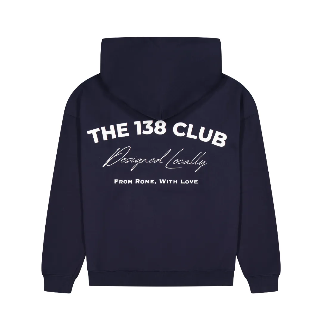 THE 138 CLUB HOODIE - NAVY