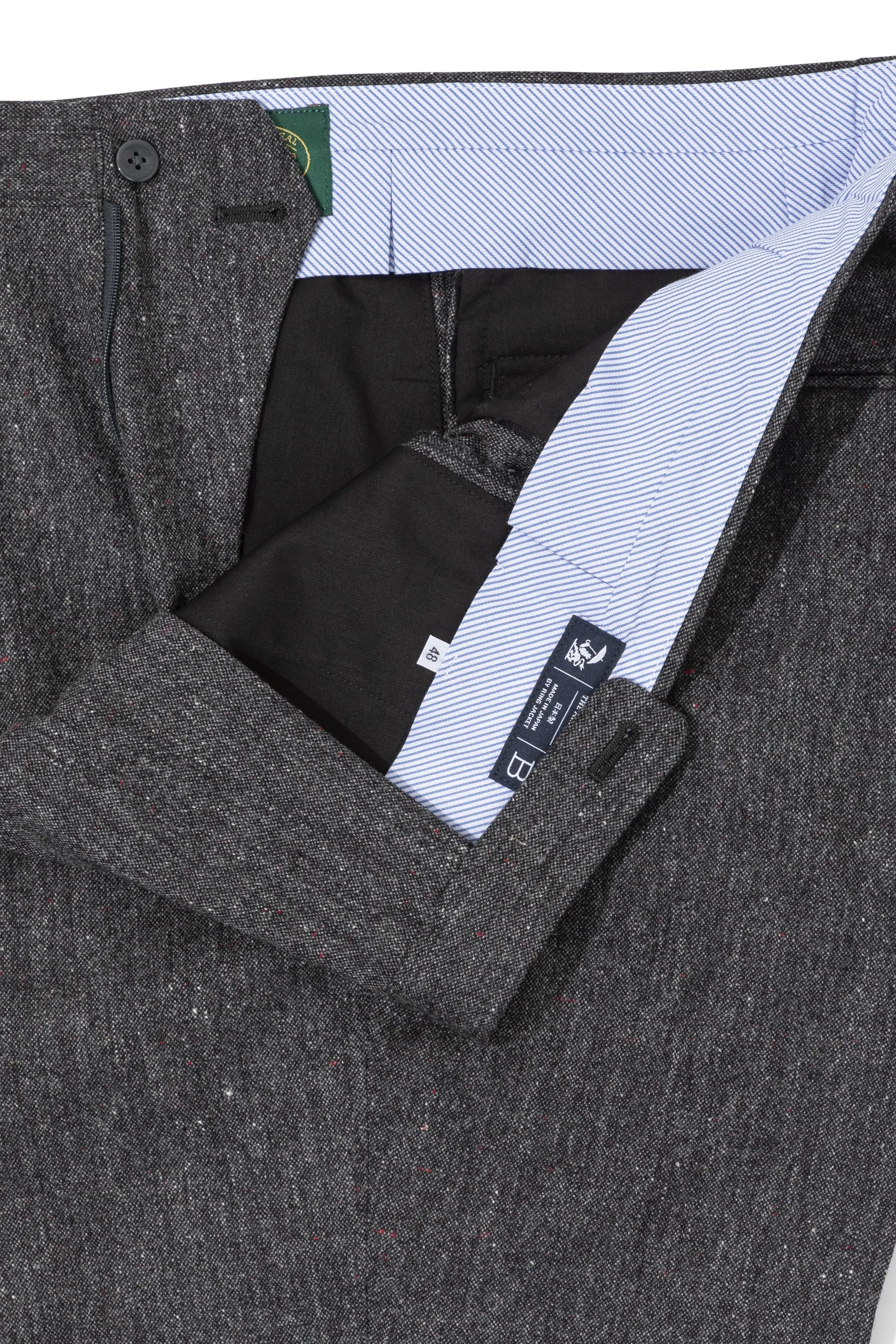 The Armoury by Ring Jacket Model B Dark Grey Wool Donegal Trousers