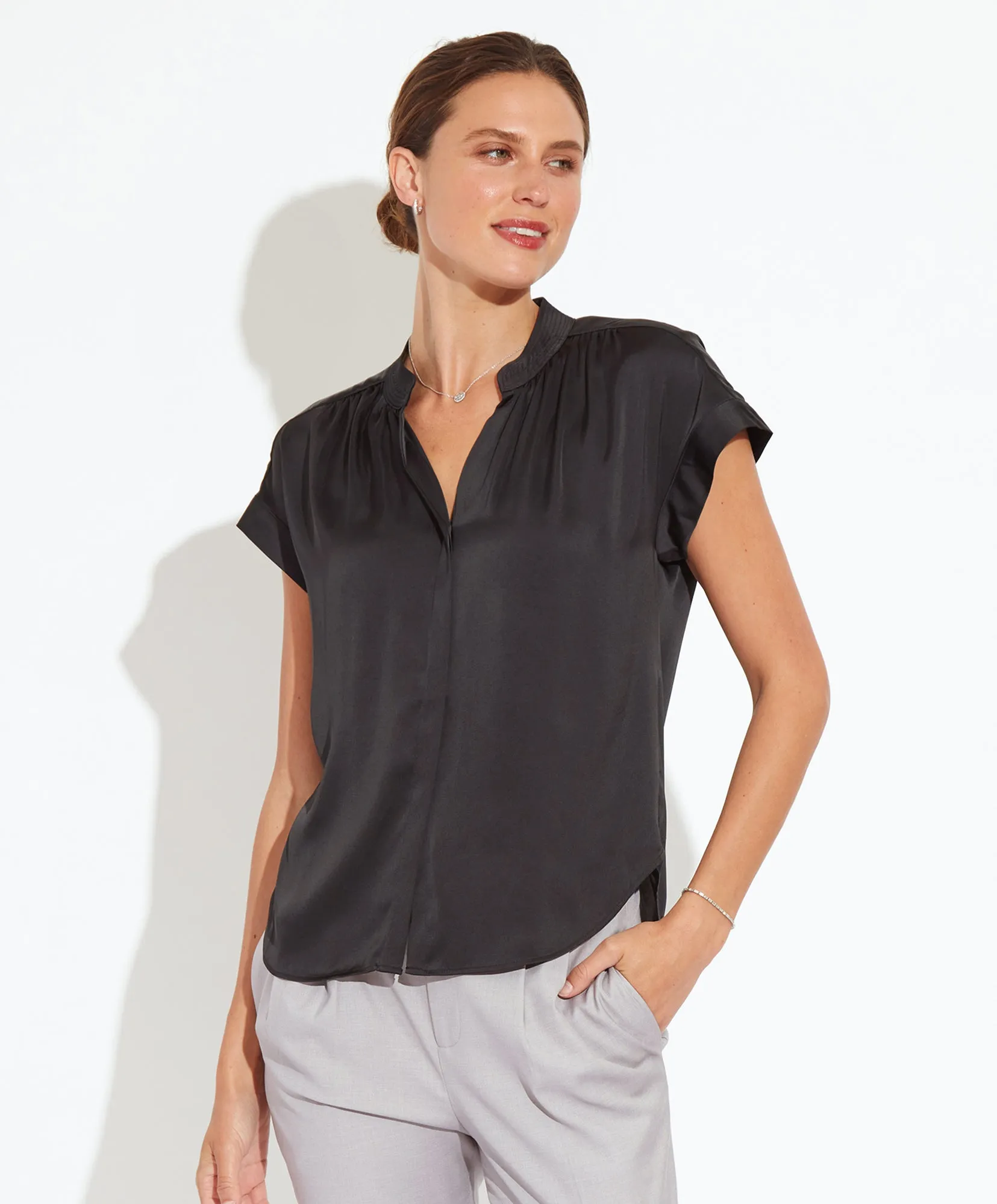 The Silky Cap Sleeve