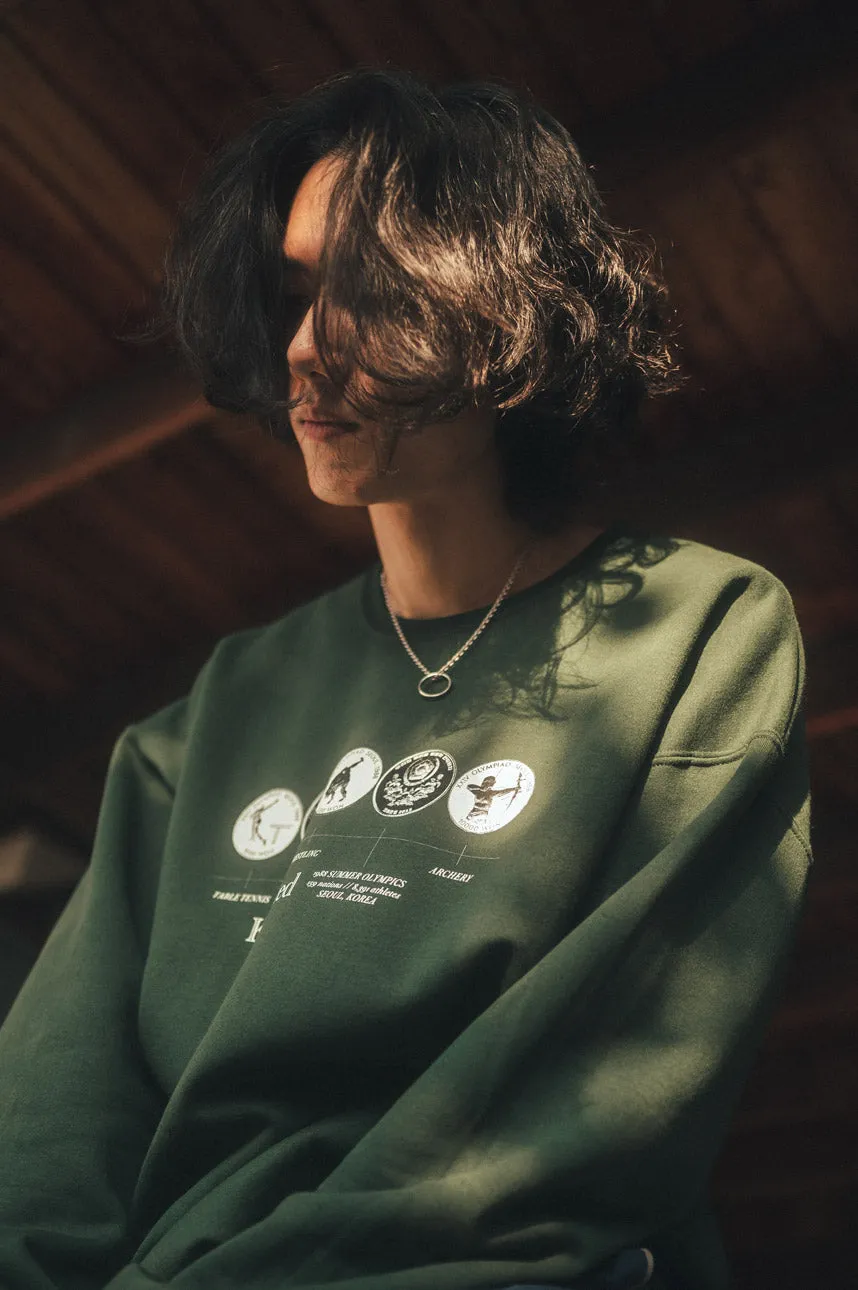 TIMELINE CREWNECK (GREEN)