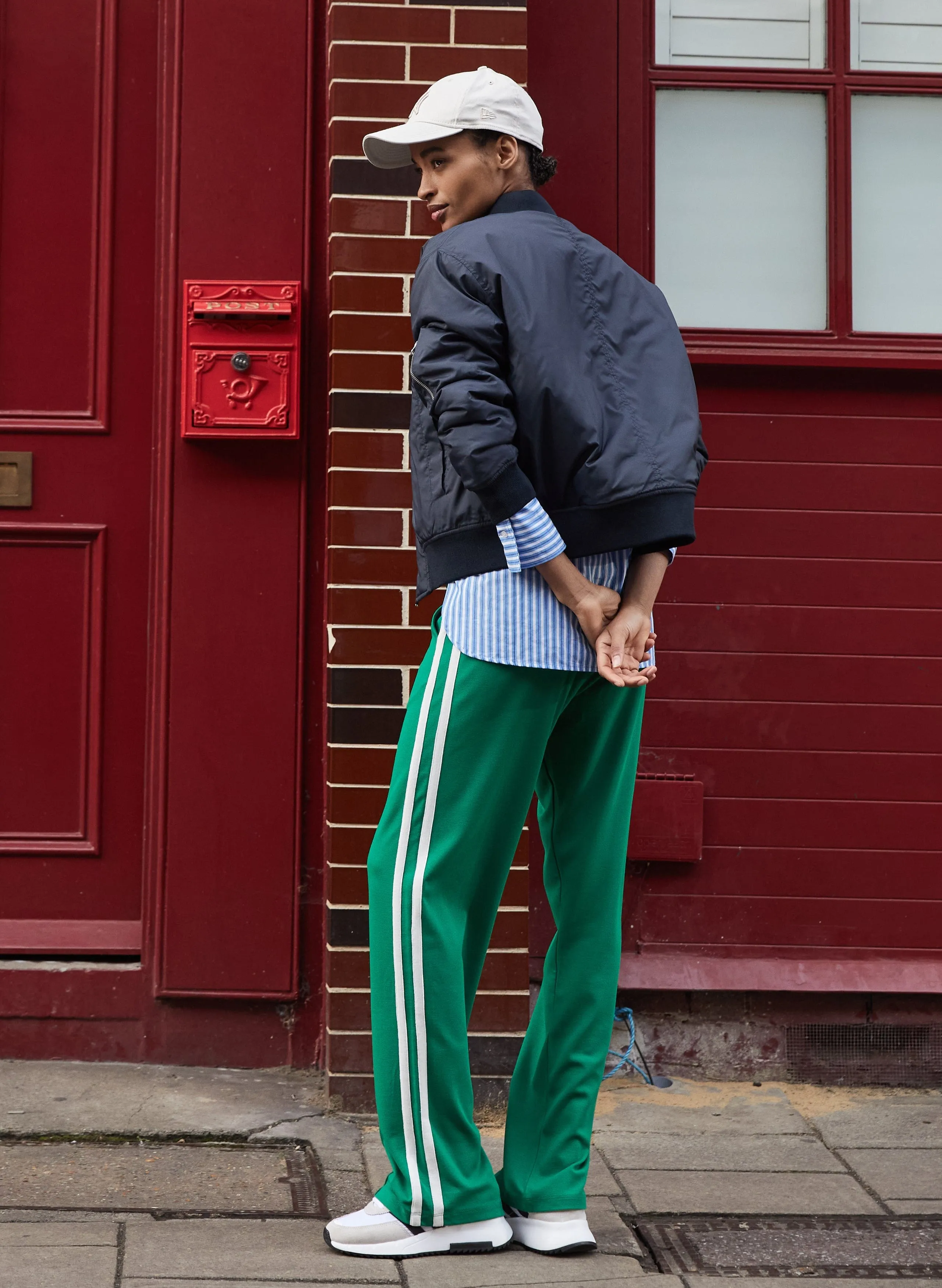 Tippi LENZINGECOVERO Trousers | Bright Emerald & White