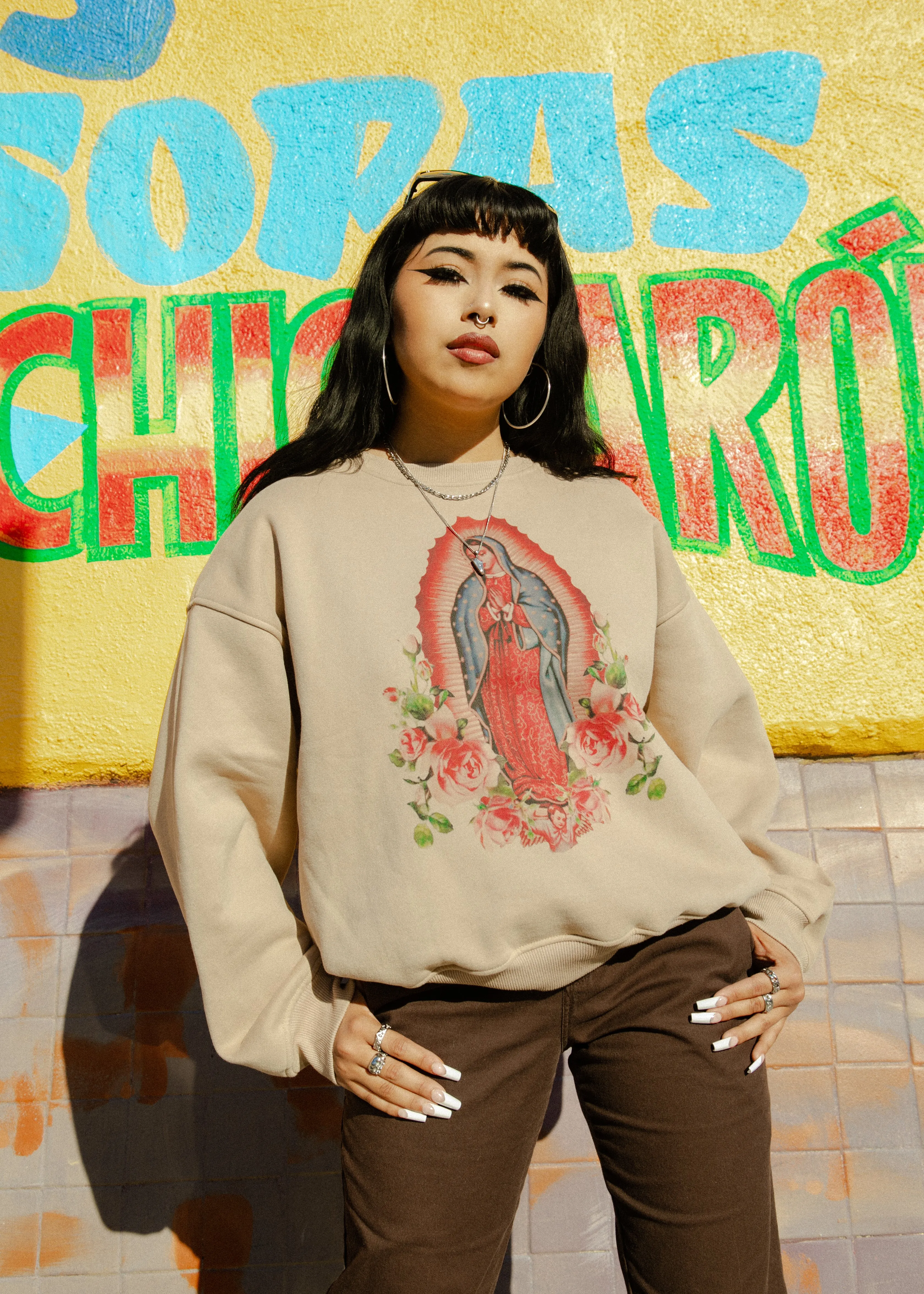 Virgencita Sweater - Tan